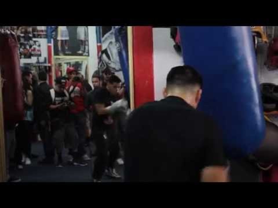 Angel Bojado BANGS HEAVYBAG WORKOUT!