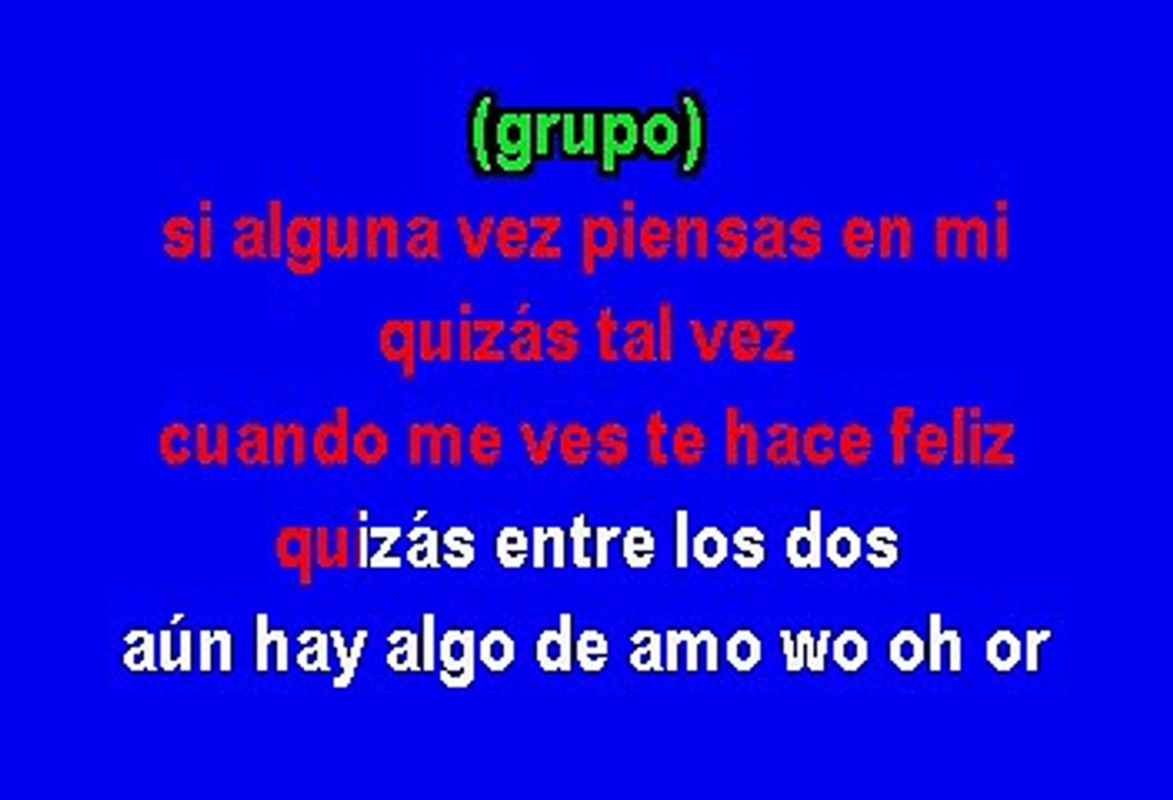 REBELDE - AUN HAY ALGO (KARAOKE)