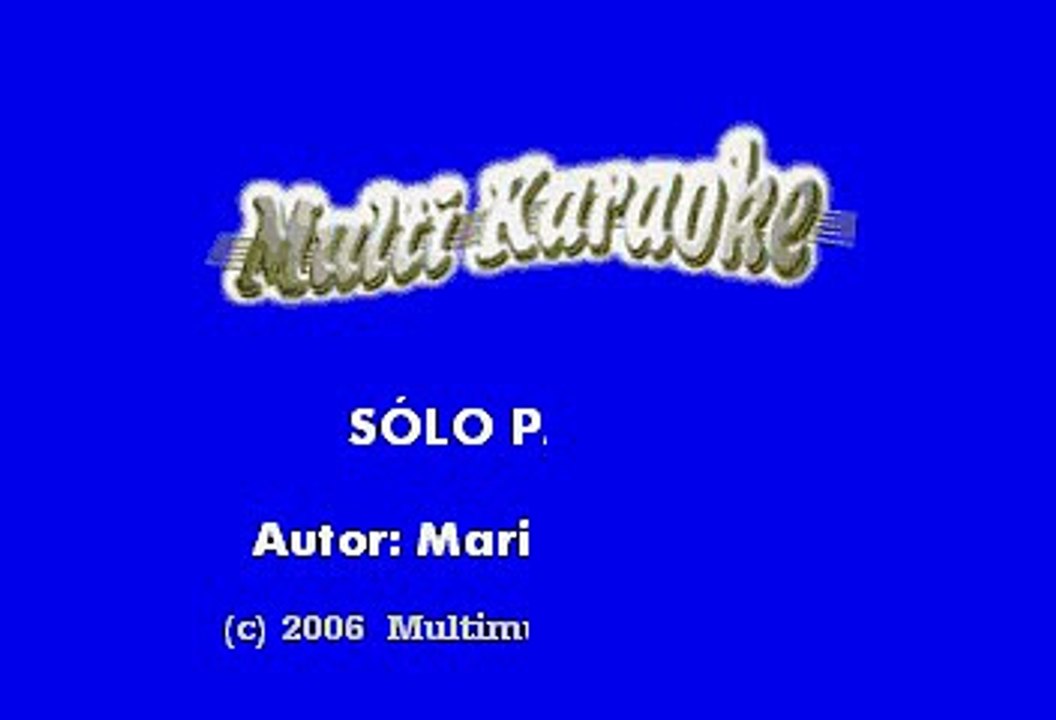 REBELDE - SOLO PARA TI (KARAOKE)
