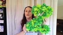 How To Make A Tissue Paper Number or Tissue Paper Letter | A Great Budget Friendly Party Decoration