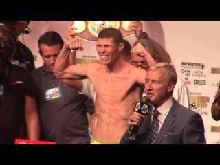 Ramon Martinez vs  Orlando Salido weigh in "The Rematch"