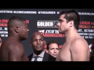 Luis Ortiz vs Matias Ariel Vidondo - WEIGH IN - FACE OFF