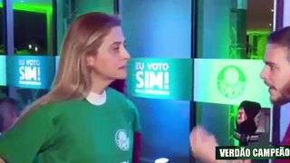 LEILA PEREIRA FALA DOS SEUS INTERESSES NO PALMEIRAS