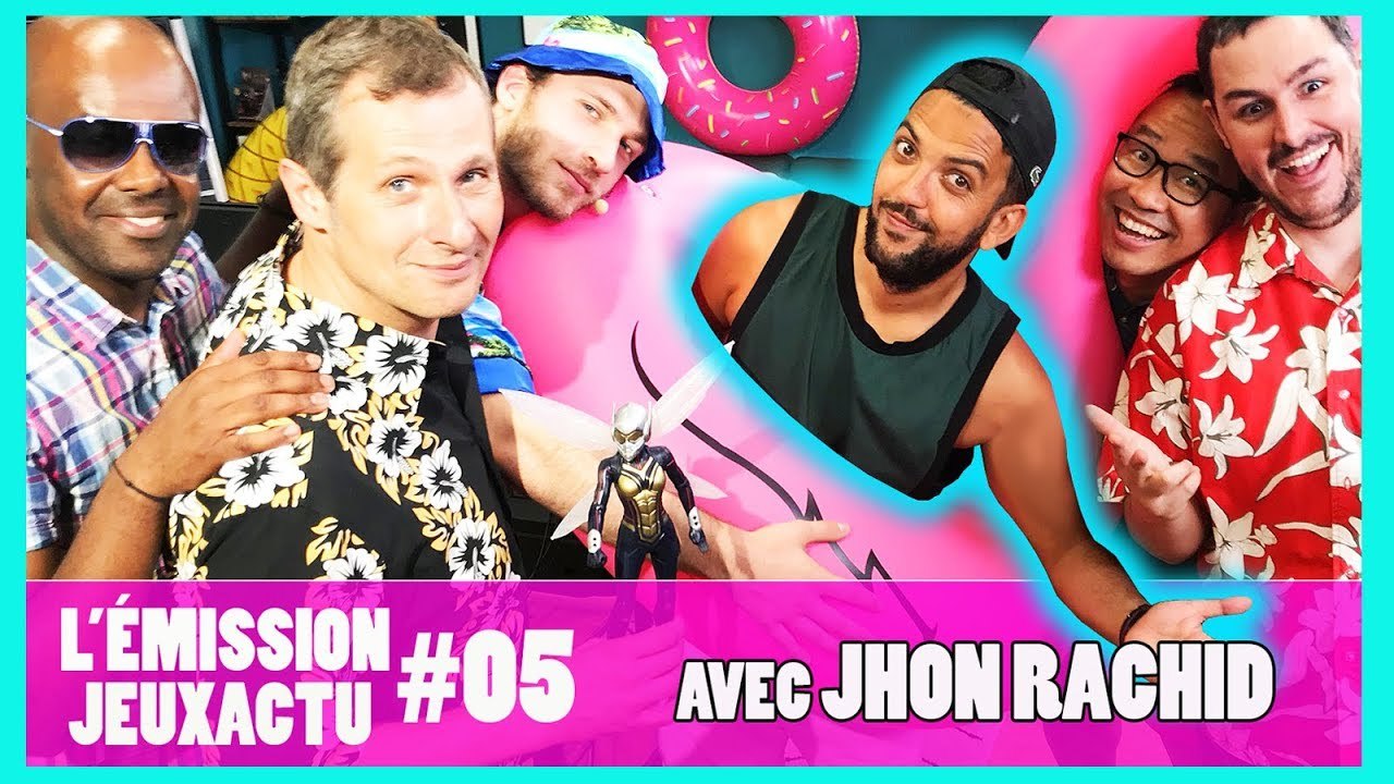 "Vacances et grosses bouées avec JHON RACHID" L'Émission JEUXACTU #05
