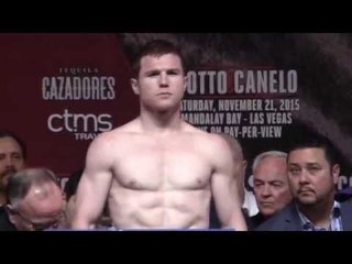 Canelo Saul Alvarez vs Miguel Cotto - WEIGH IN