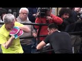 Frankie Gomez EXPLOSIVE POWER & SPEED w/ FREDDIE ROACH Mitt Workout