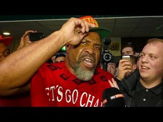 Shannon Briggs BURSTS IN on Joshua vs Martin & Fans Go CRAZY!!!