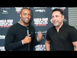 Oscar De La Hoya: Amir Khan vs Canelo Alvarez SIZE DOESN'T MATTER but Canelo TOO SMALL vs GGG!?