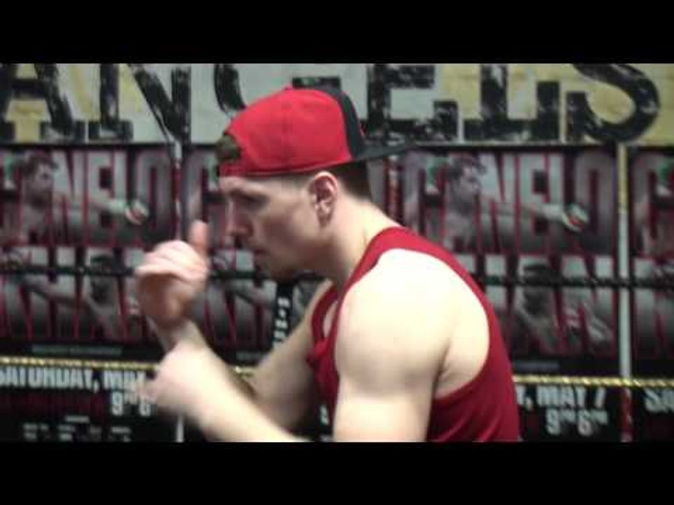 Jason Quigley SHADOW BOXING fight training vs James De La Rosa