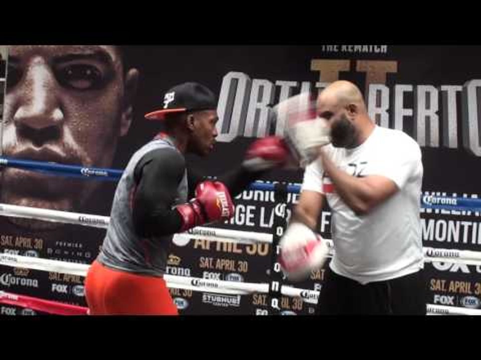 Thomas Williams Jr RIPPING MITT WORKOUT! vs Edwin Rodriguez