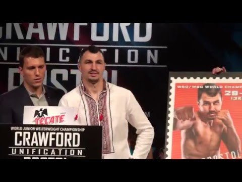 Terence Crawford vs Viktor Postol - PRESS CONFERENCE