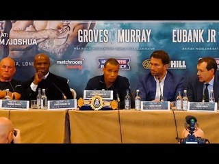 Chris Eubank Jr vs Tom Doran - HEATED Press Conference P1