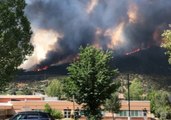 Lake Christine Fire Forces Evacuations in Basalt, Colorado