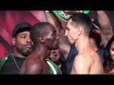 Terence Crawford vs Viktor Postol - FACE OFF !!! @ WEIGH IN