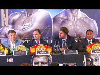 Gennady Golovkin v Kell Brook Press Conference