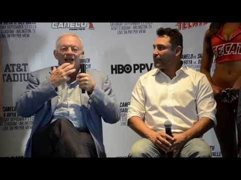 Dallas Cowboys Owner JERRY JONES Look What Boxing Can Bring at Golden Boy Round Table