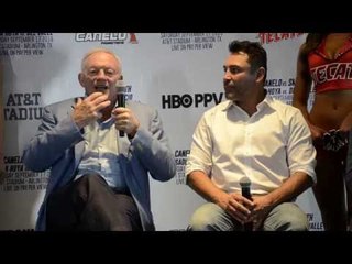 Dallas Cowboys Owner JERRY JONES "Look What Boxing Can Bring" at Golden Boy Round Table