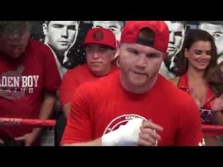 Canelo Alvarez Shows DEFENSE & FOOTWORK TRAINING vs Liam Smith