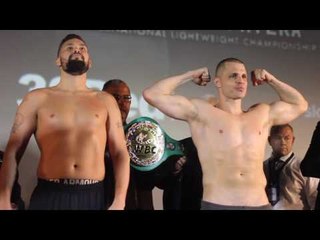 BELLEW VS FLORES INTENSE FACE OFF PLUS BELLEW KICKS OFF WITH TEAM FLORES