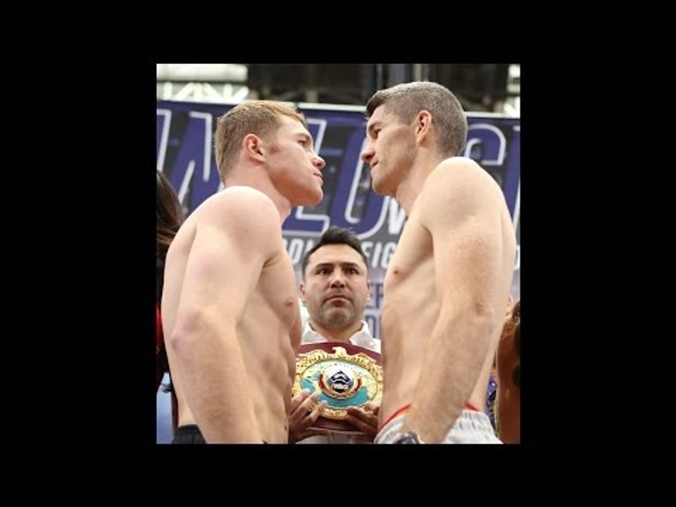 Canelo vs Smith Weigh In