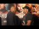 CHISORA VS WHYTE PRESS CONFERENCE-FACEOFF