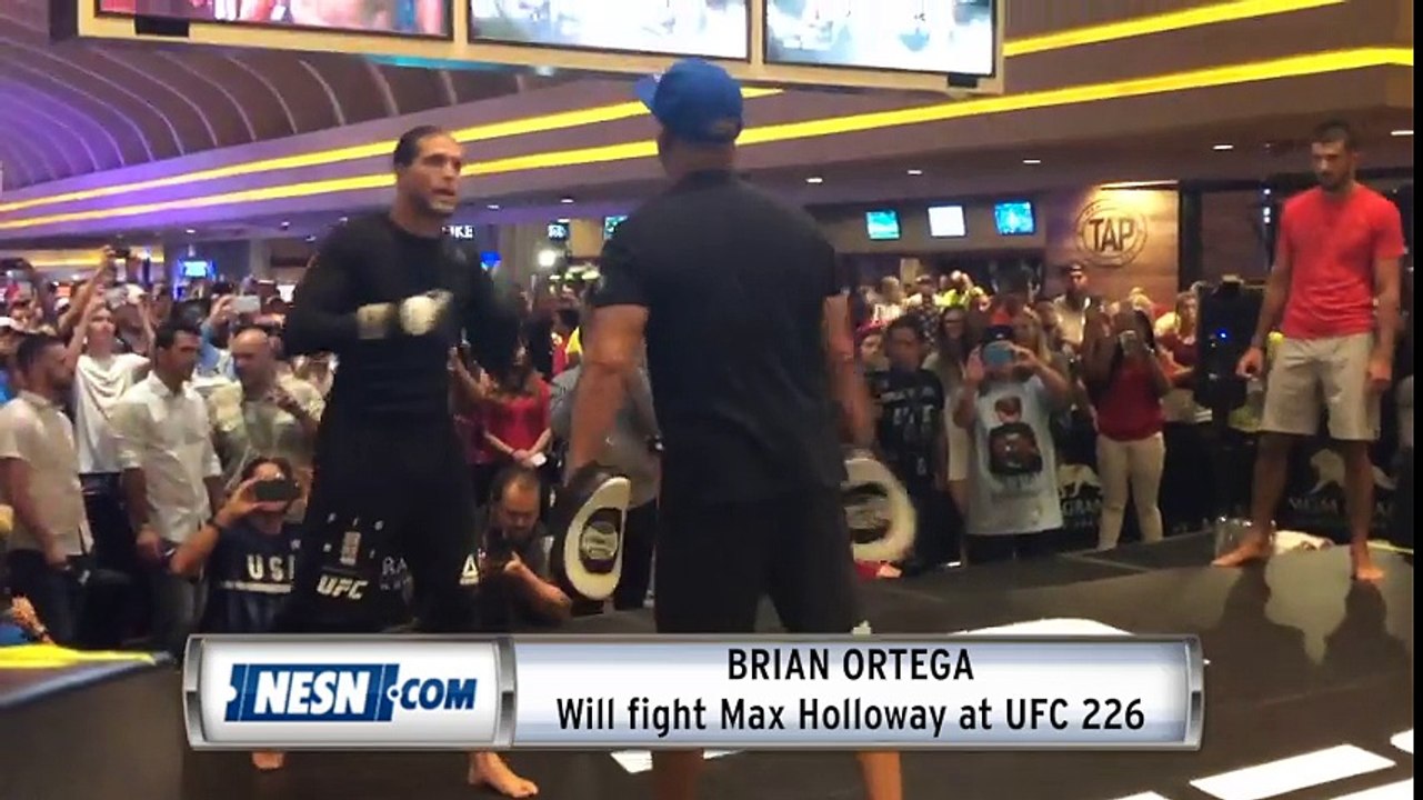 Brian Ortega UFC 226 open workout