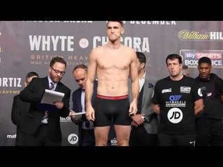 CALLUM SMITH VS LUKE BLACKEDGE OFFICIAL WEIGH-IN.