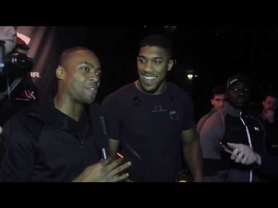 ANTHONY JOSHUA: David Haye More Known for TALKING Than Fighting! & UNIFICTATION PLANS