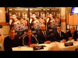 Lennny Daws V Anthony Yigit European Super Lightweight Presser