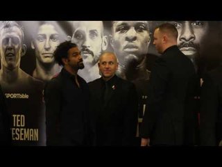 HAYE VS BELLEW TENSE FACE OFF@LIVERPOOL PRESS CONFERENCE