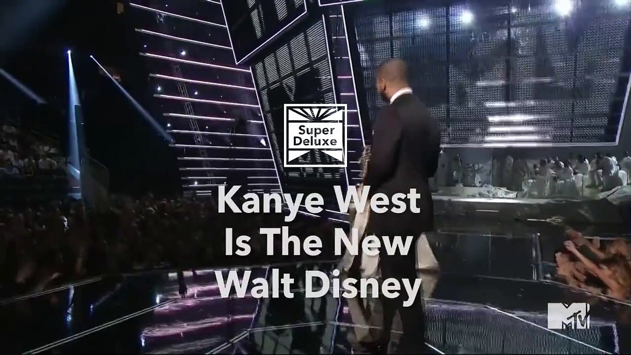 Kanye West interrupted Drake and Rihanna at the VMAs to share his new video.