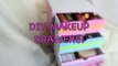 DIY Makeup Drawers Organizers