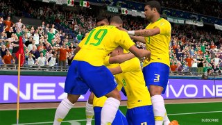Brazil vs Mexico - FIFA World Cup Russia 2 July 2018 Gameplay
