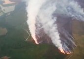 Forest Fire Burns Across Ireland's Slieve Bloom Mountains