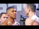 ANTHONY JOSHUA vs WLADIMIR KLITSCHKO FACE OFF & WEIGH IN