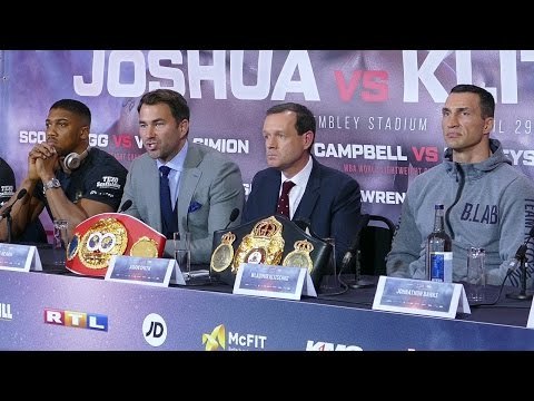 Anthony Joshua vs Wladimir Klitschko Final Press Conference
