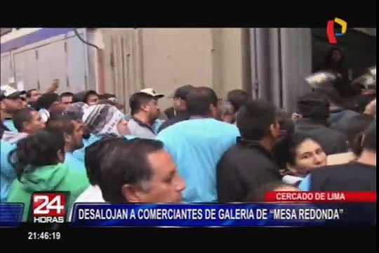 Desalojan comerciantes de la galería de Mesa Redonda