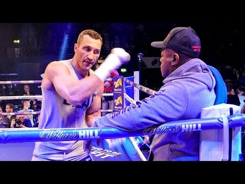 Wladimir Klitschko INTENSE SHADOW BOXING vs Anthony Joshua