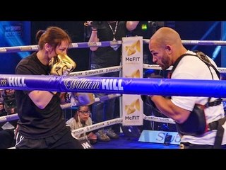 Katie Taylor EXTREMELY FAST PADS Workout | Joshua vs Klitschko Undercard
