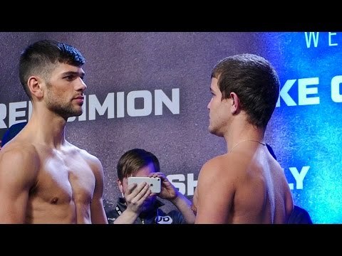 Joe Cordina v Sergej Vib FULL FACE OFF & WEIGH IN | Joshua v Klitschko
