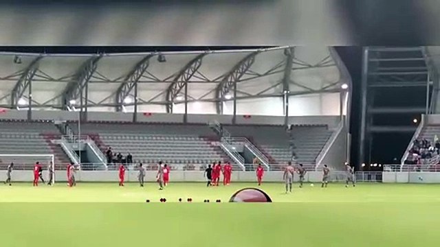 هدف يوسف المساكني ضد المنتخب التونسي مع فريقه الدحيل القطري