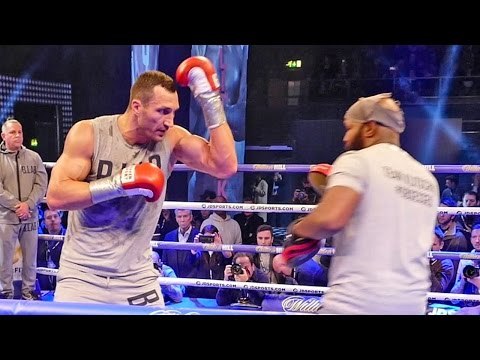 Wladimir Klitschko Official Public Work Out | Explosive Pad Workout | Joshua vs Klitschko