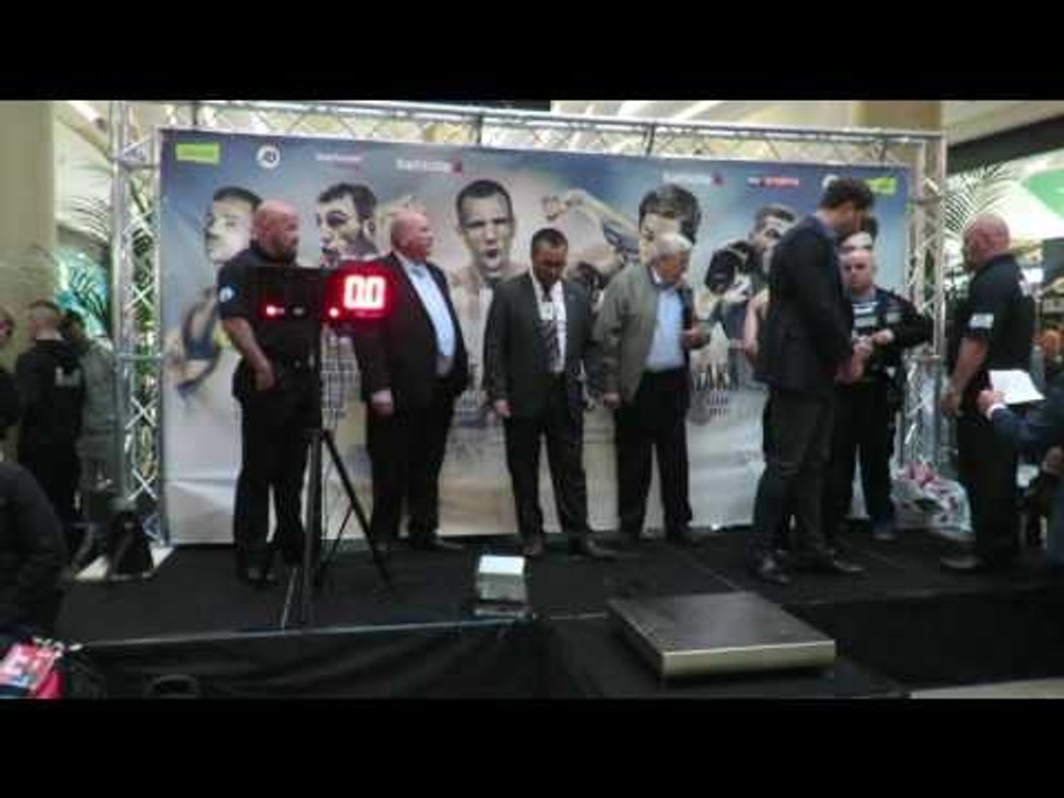 It's on! Sam Eggington and Ceferino Rodriguez make weight for European title fight