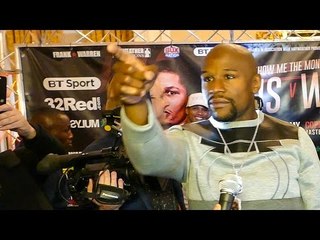 Mayweather "You wanna see me get it started"