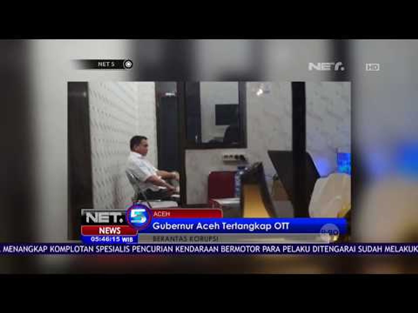 ⁣Gubernur Aceh Tertangkap OTT KPK - NET5