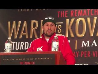 Sergey Kovalev WALKS OUT vs Andre Ward on FINAL PRESS CONFERENCE