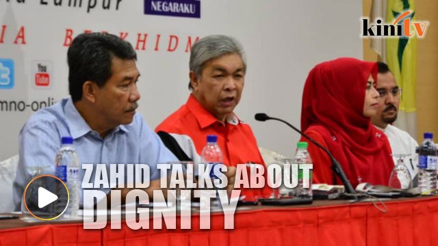 Quit if you have dignity, Zahid tells Umno deserters