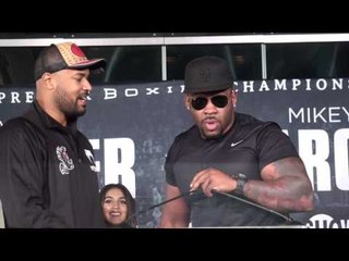 Gerald Washington CONFRONTED & TRASH TALKED vs Jarrel Miller at Final Press Conference