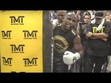 Floyd Mayweather EXTREME POWER On Punch Bag Ahead Of Conor McGregor