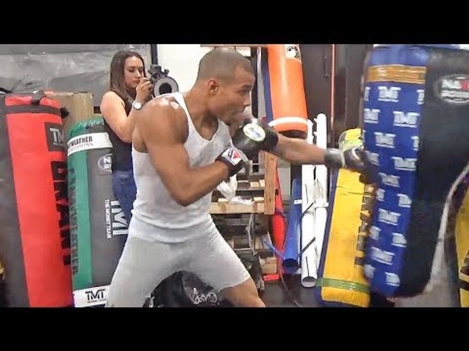 Chris Eubank Jr TRAINING at MAYWEATHER'S GYM in Las Vegas